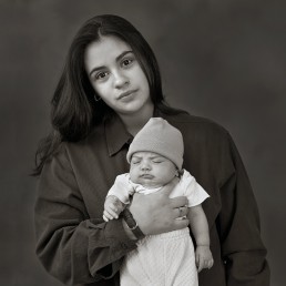 Portrait of a young woman and child - Children of Children