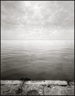 Photograph of the ocean and sky